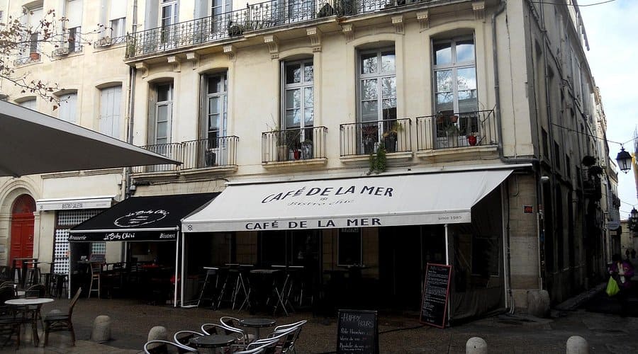 Terrasse du Café de la Mer à Montpellier