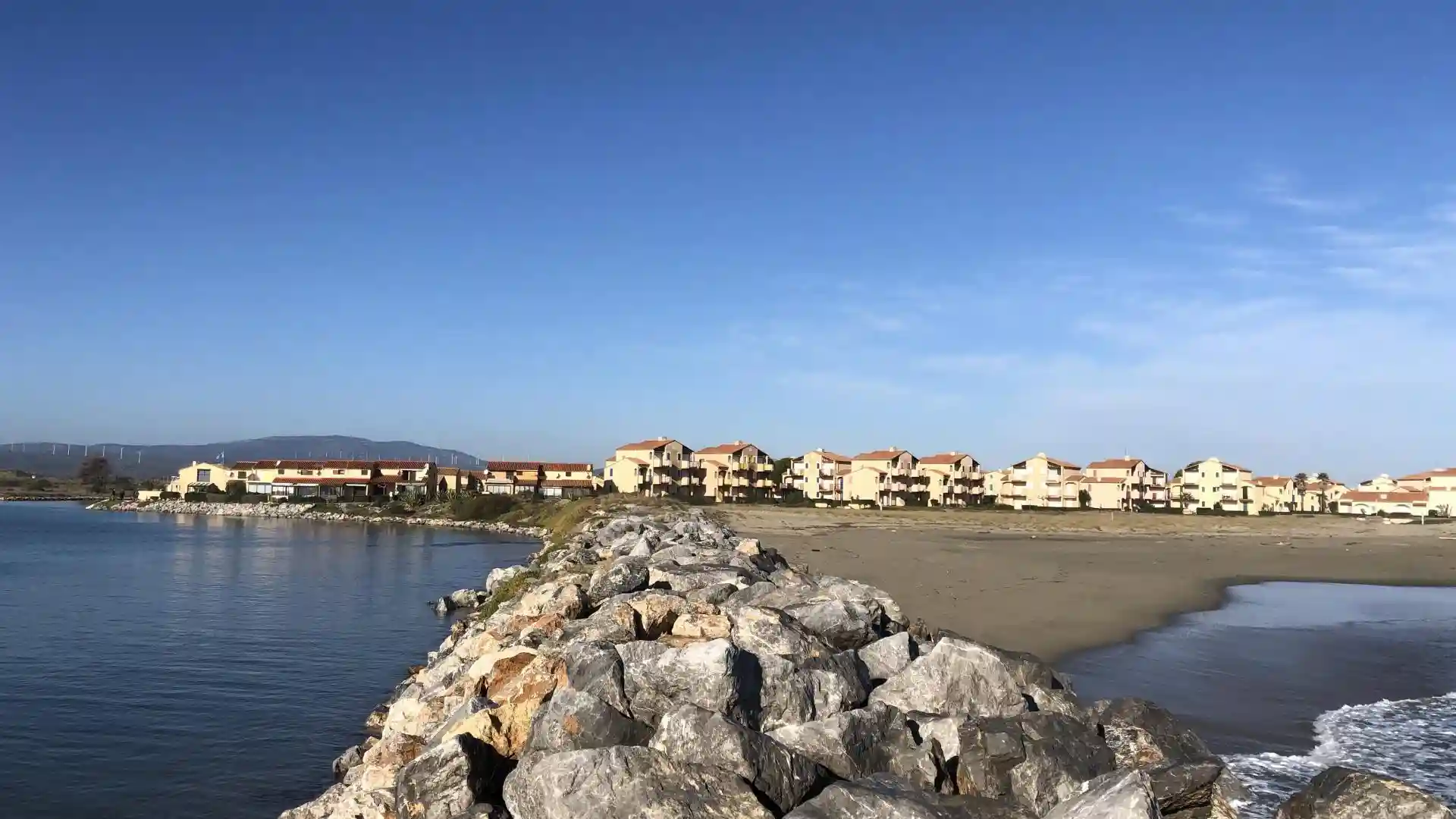 Illustration de la plage naturiste de Port-Leucate